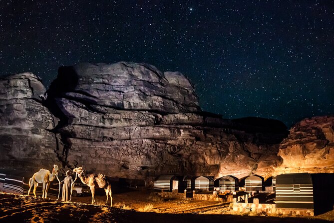 Wadi Rum Jeep Tour & Camp; Overnight - Lunch in a quiet desert setting
