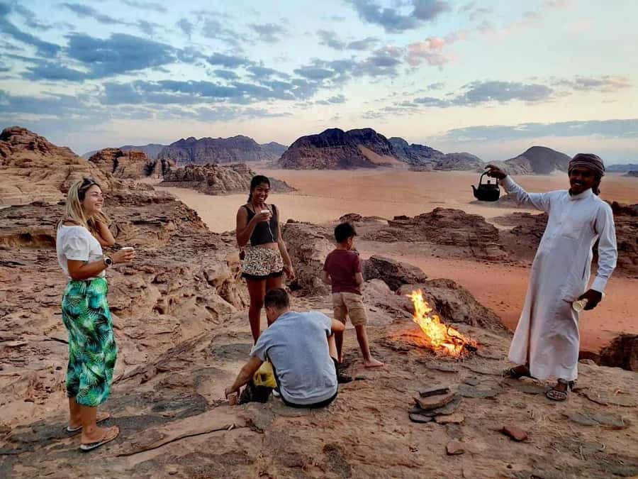 Wadi Rum: Morning or Sunset Jeep Tour - Lawrence’s Spring and the first red-dune stop