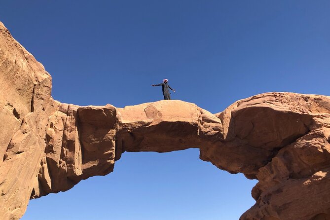 Wadi Rum Mountain Hike & Climb: Burdah, with a bridge at the top! + tour & Lunch - Umm Fruth Bridge for an easier climb