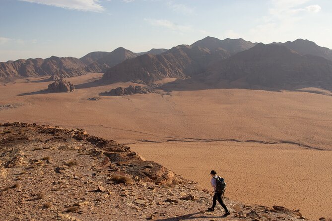 Wadi Rum: Mountain Hike with Lunch & Scenic Valley Tour - What the mountain walk feels like
