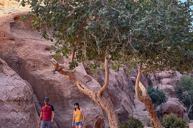 Wadi Rum Short Tours - Little Rock Arch and the wider view